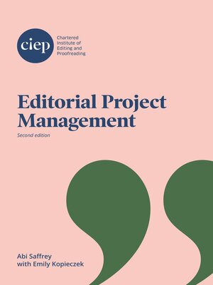 cover image of Editorial Project Management